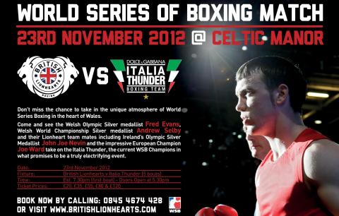 WSB 2012/13: Sconfitta per 4-1 dell'Italia Thunder contro i British Lionhearts