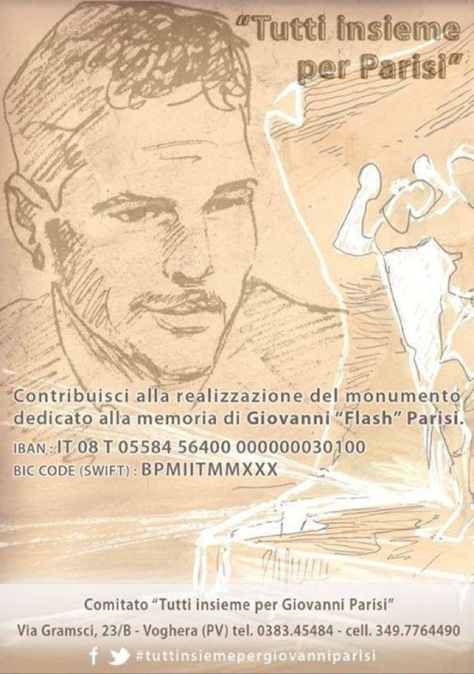 Una statua per Giovanni Parisi - E' Partita l'iniziativa per dedicare un monumento al grande Campione