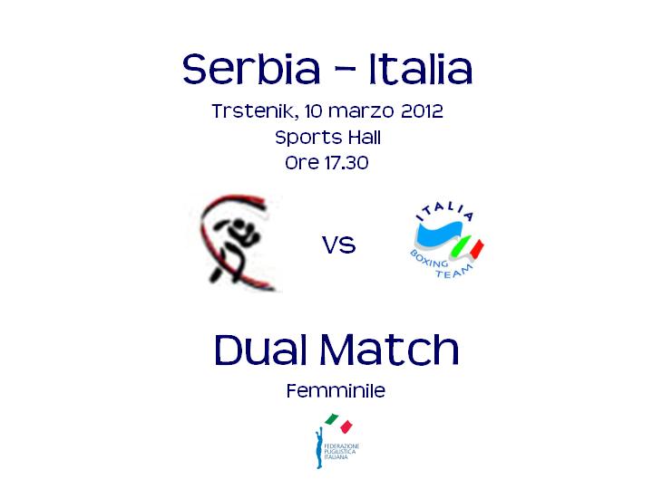 IBT Nazionale Femminile: La delegazione per il  Match contro la Serbia del 10 marzo