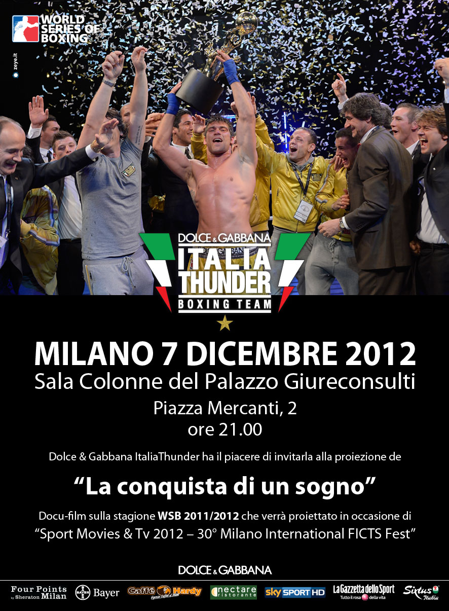 WSB: Venerdì a Milano la proiezione del Docu-Film sulla stagione 2011/12