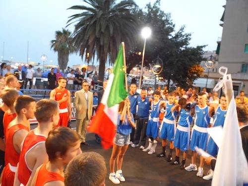 Italian Boxing Tour 2013-1° Memorial Alberto Mura: Nel primo Match di Anzio l'Italia s'impone per 7-1