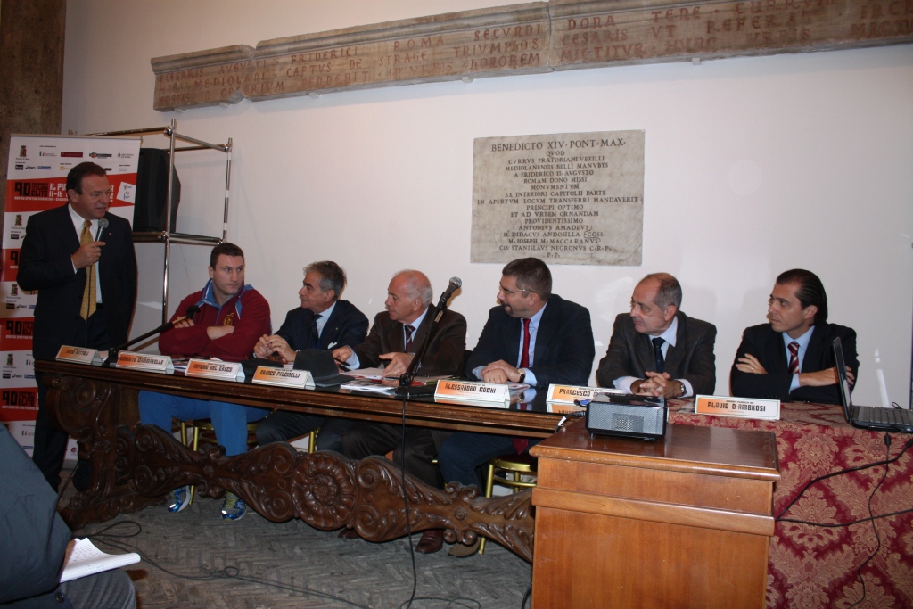 90 Campionati Italiani Assoluti Maschili: Primo gong con la conferenza Stampa di Presentazione al Campidoglio