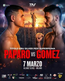 TITOLO EBU SILVER SUPERPIUMA - FRANCESCO PAPARO VS JUANFE ...