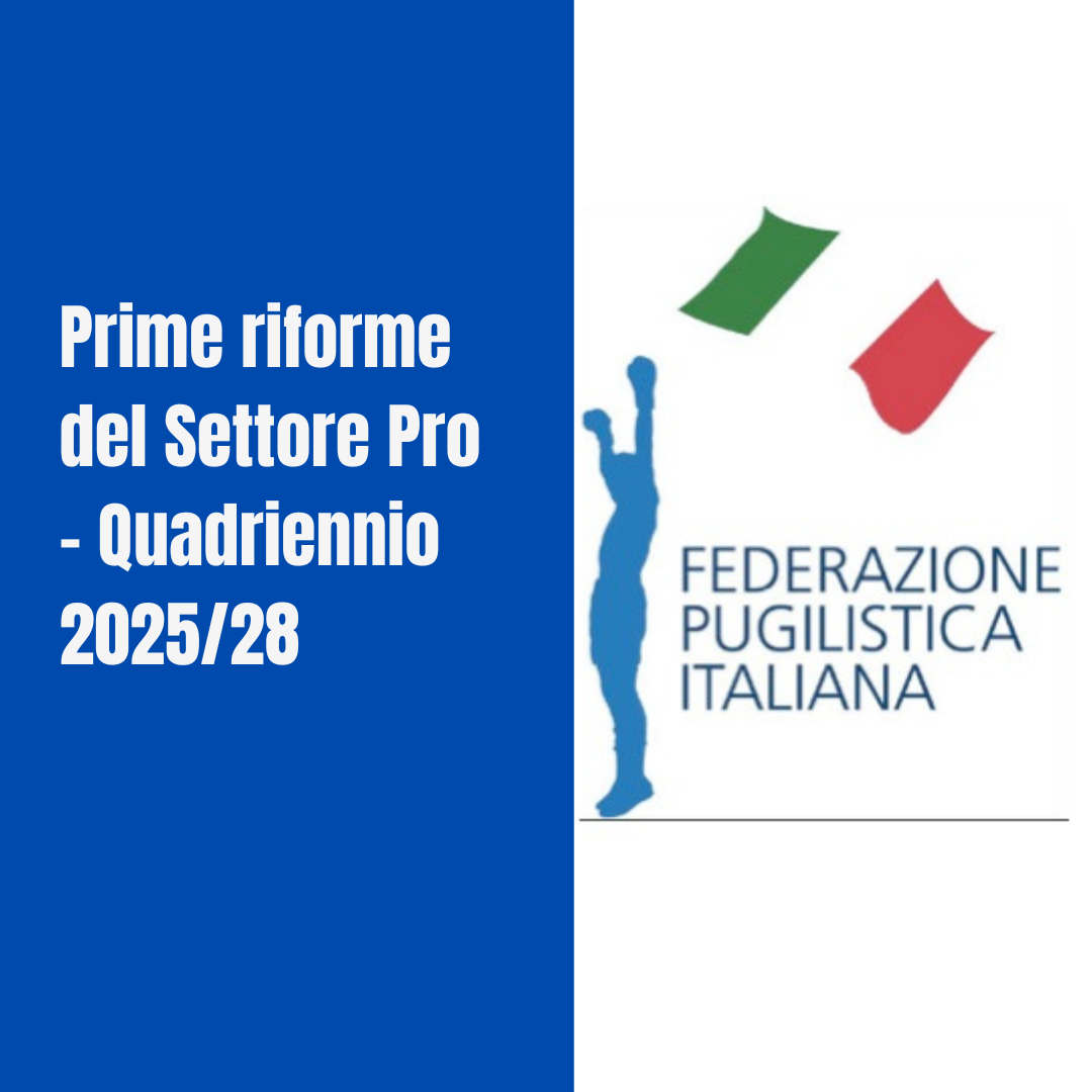 Approdano in CF le prime riforme al Settore Pro