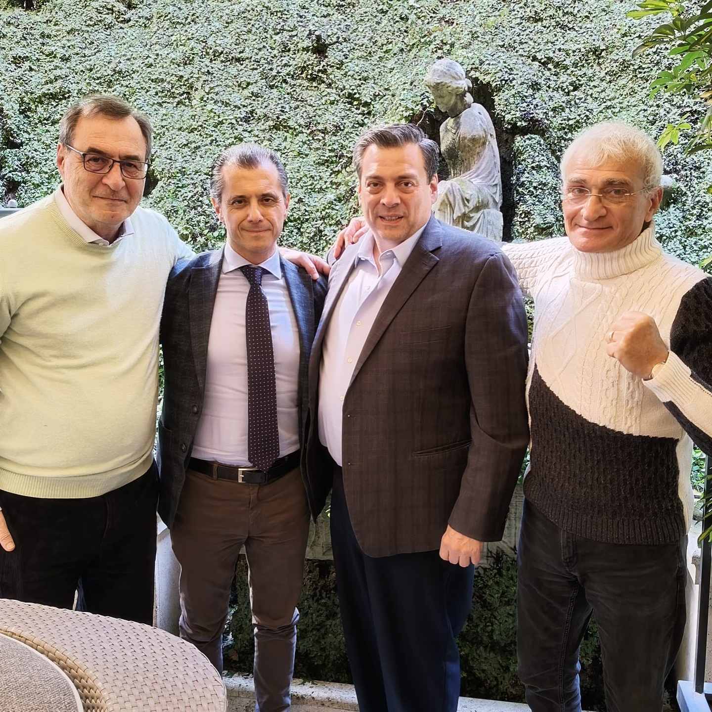 INCONTRO A ROMA TRA I PRESIDENTI FPI D'AMBROSI E WBC SULAIMAN 