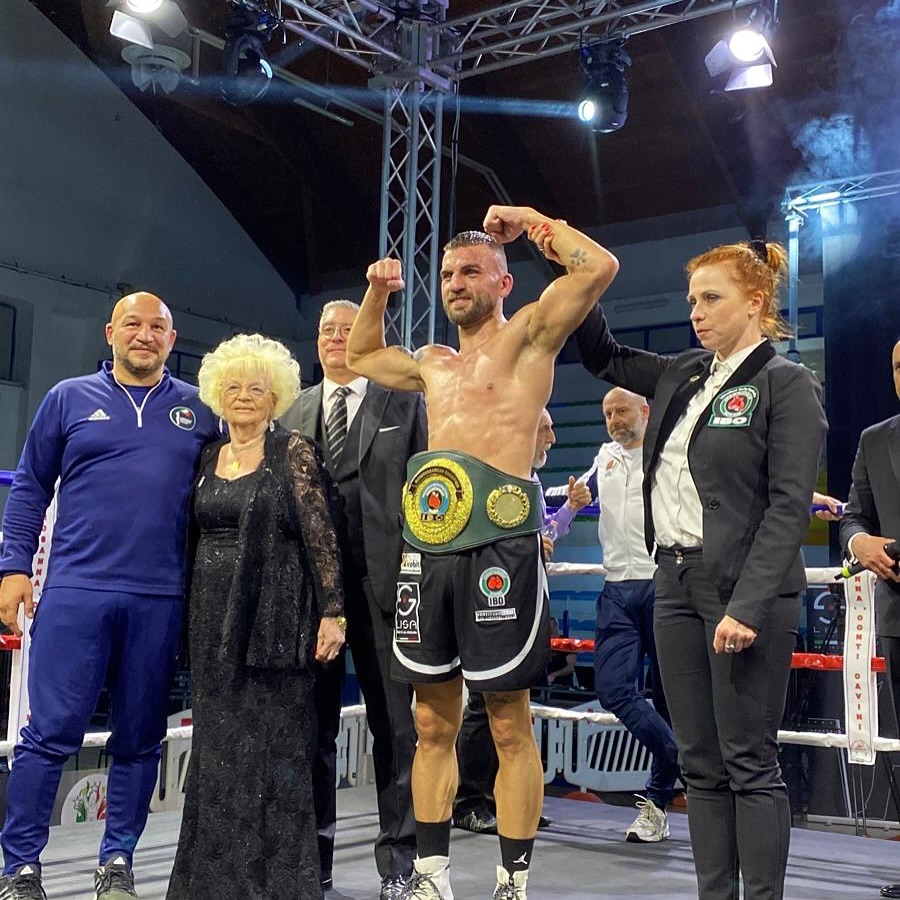  Titolo IBO Mediterreneo SUPERMEDI - DAVIDE DE LELLIS CAMPIONE