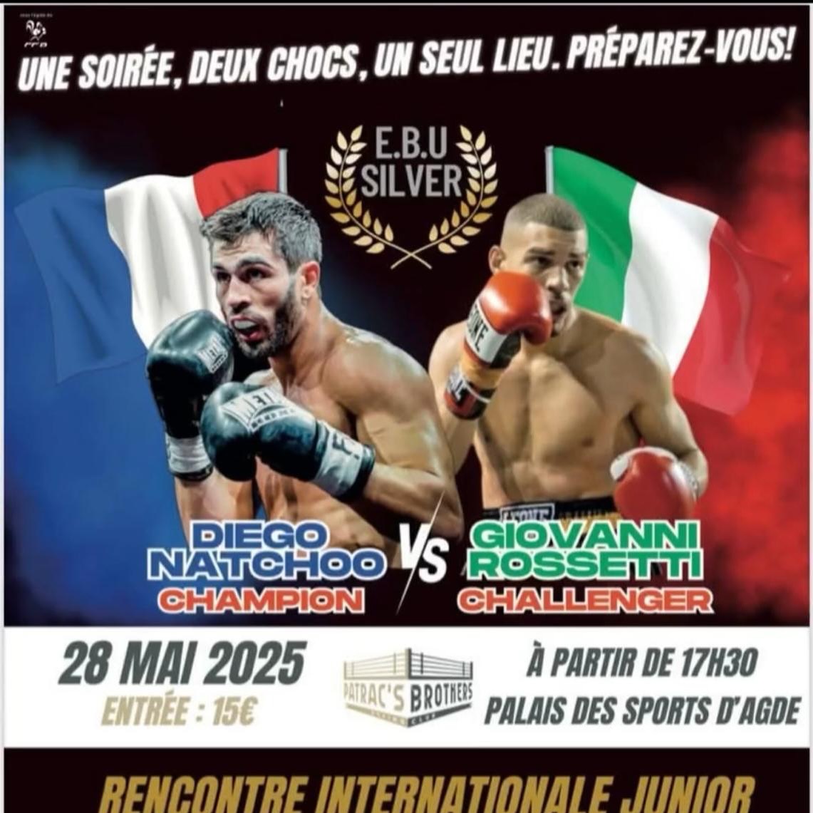 Il 28 maggio ad Agde la sfida per l'EBU SILVER DEI MEDI TRA DIEGO NATCHOO E NINO ROSSETTI