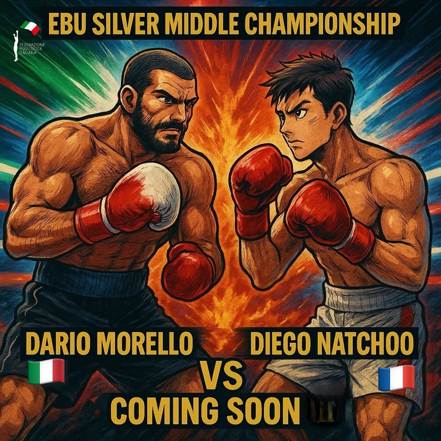 Europeo Silver Pesi Medi - PRESTO LA SFIDA DIEGO NATCHOO VS DARIO MORELLO