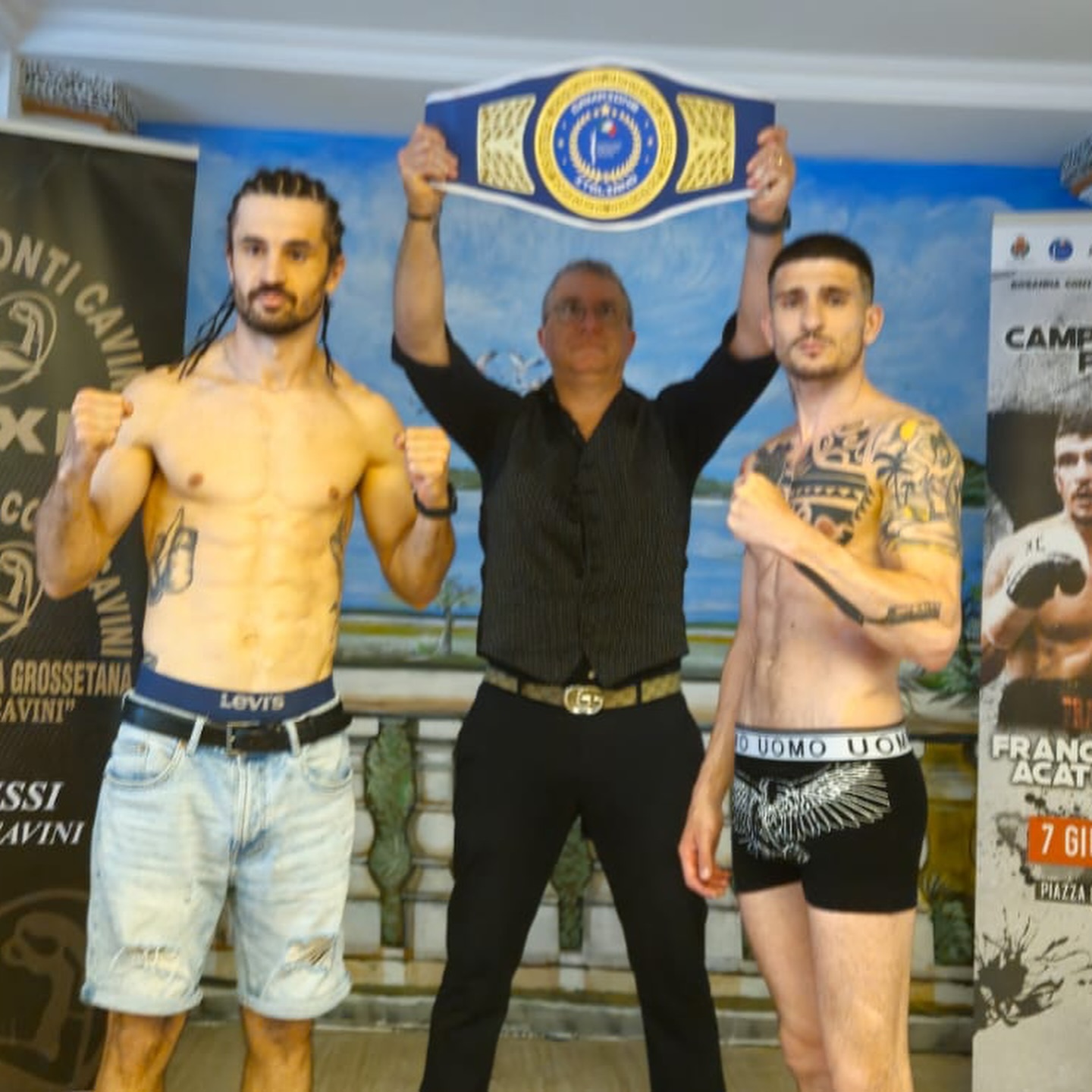 TUTTO PRONTO A ORBETELLO PER L'ITALIANO PESI LEGGERI KABA VS ACATULLO 