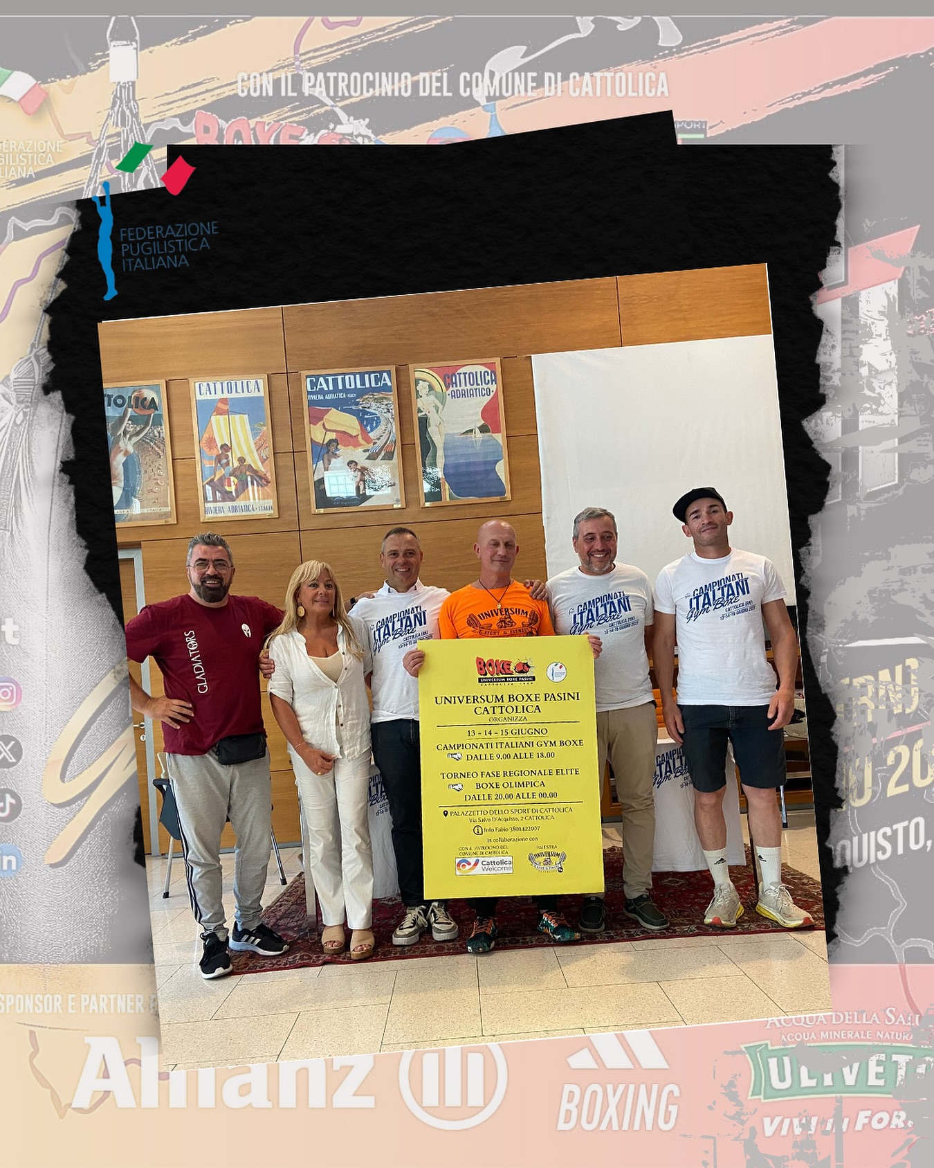  CAMPIONATI ITALIANI GYM BOXE 2025 - CATTOLICA 13-15 GIUGNO - OGGI LA CONFERENZA STAMPA 