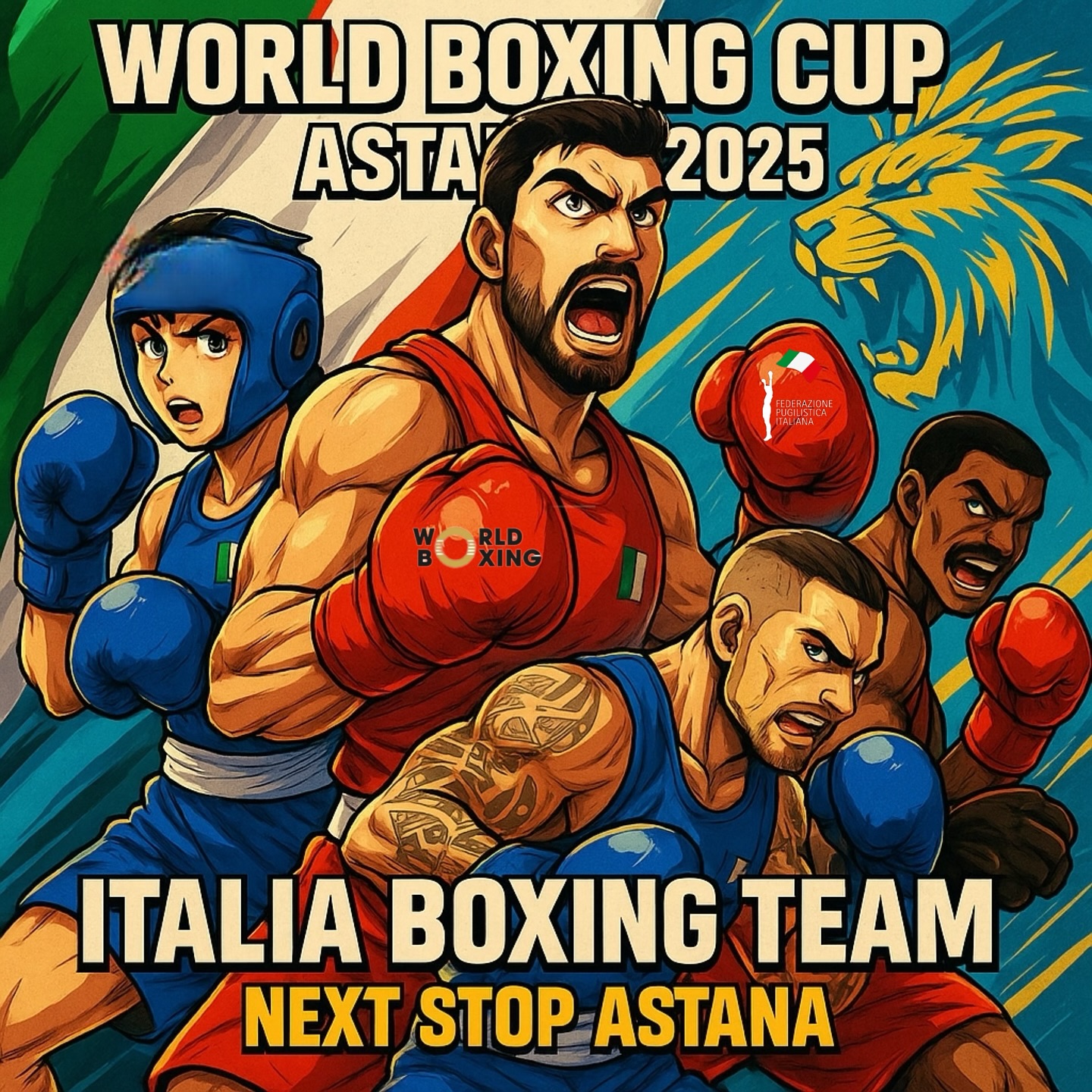World Boxing Cup Astana 2025 - Anche l'Italia Boxing Team tra le squadre partecipanti 