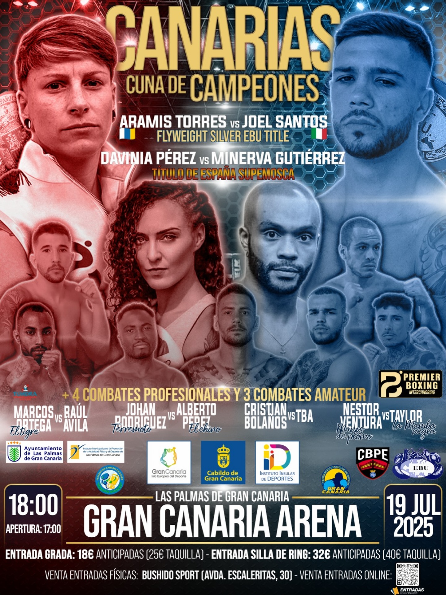 Il 19 luglio a las Palmas Joel Santos vs Torres per l'EBU SILVER PESI MOSCA 