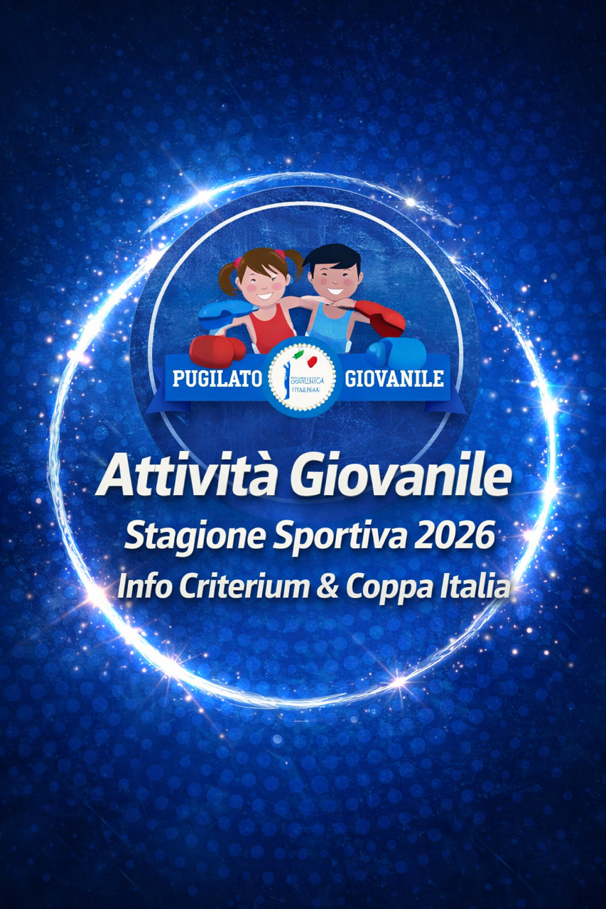 Attività Giovanile Stagione Sportiva 2026 – Normativa: CRITERIUM GIOVANILI – COPPA ITALIA 