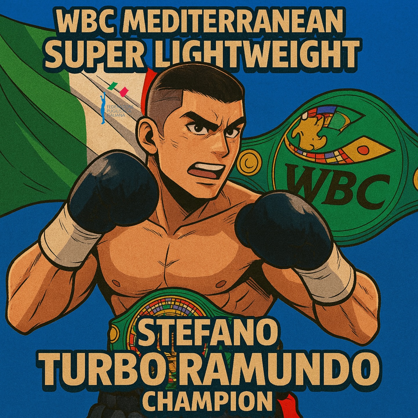 Titolo WBC Mediterraneo Superleggeri - STEFANO RAMUNDO CAMPIONE 