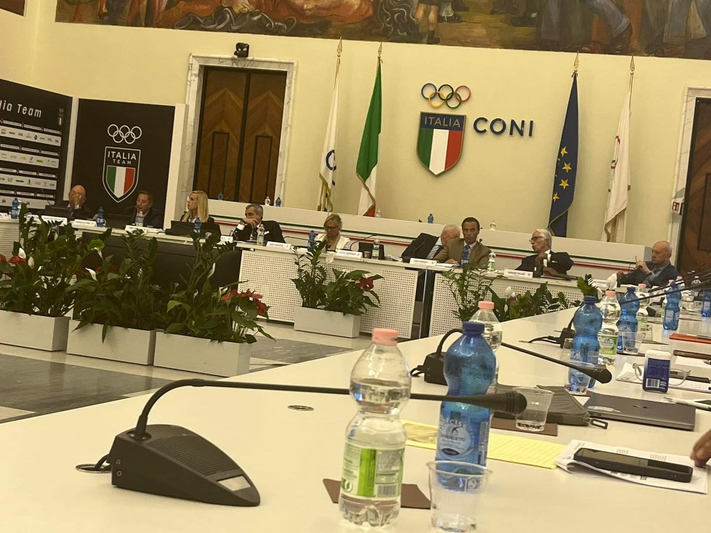 La prima riunione informale del Consiglio nazionale Coni -  Il Punto del Presidente FPI FLAVIO D'AMBROSI 