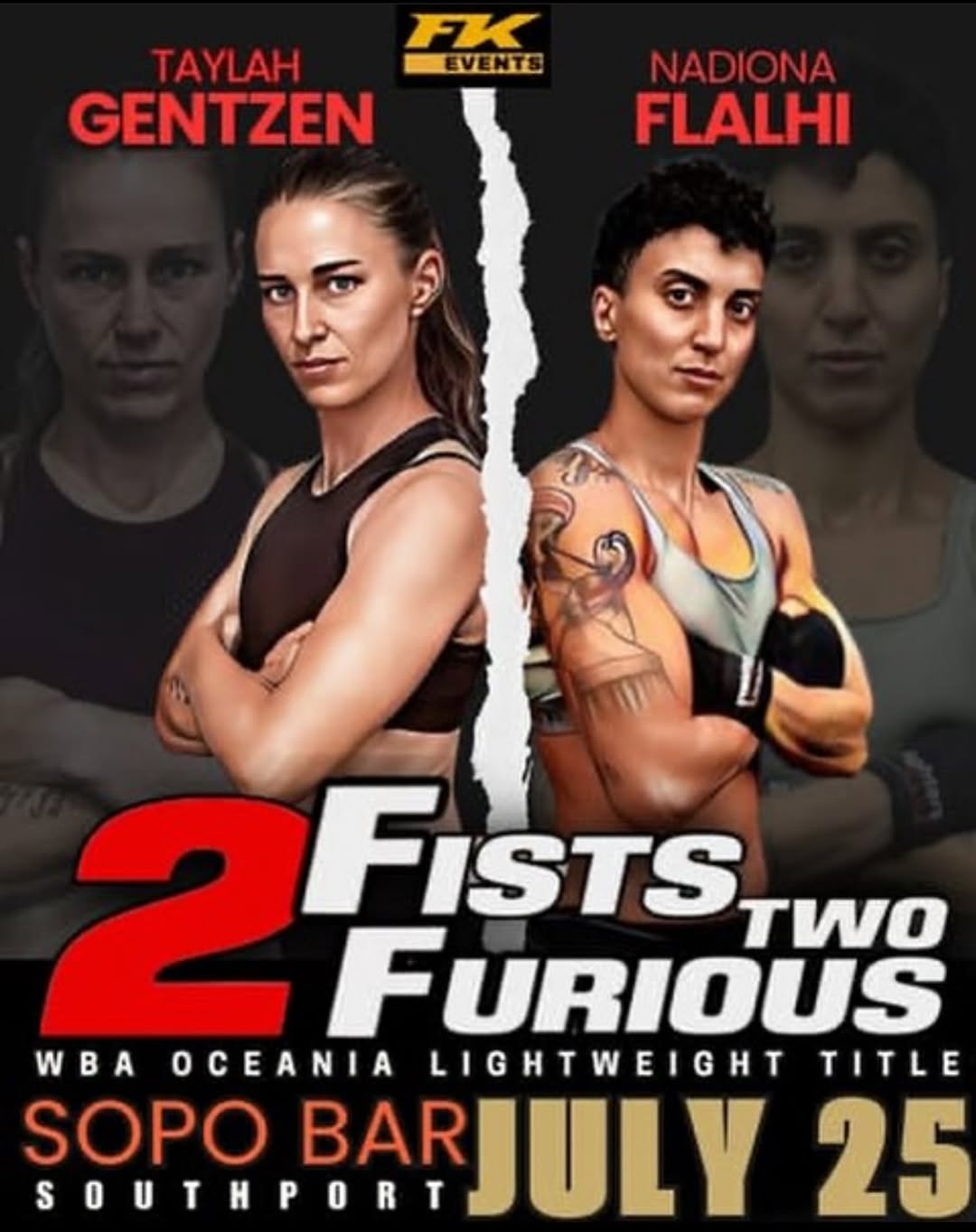 TITOLO OCEANIA WBA PESI LEGGERI - IL 25 LUGLIO A SOUTHPORT LA SFIDA FLALHI VS GENTZEN 