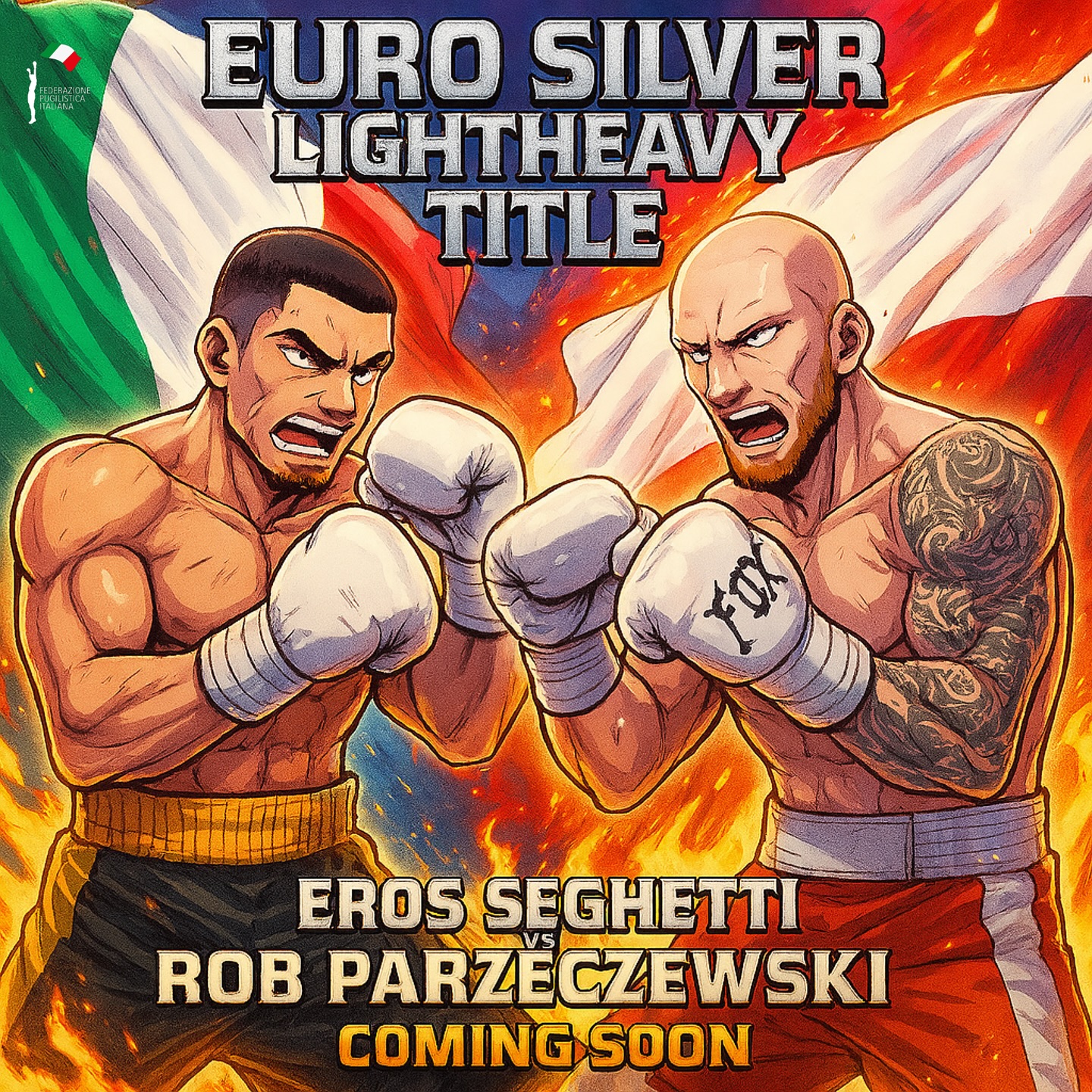 TITOLO EBU SILVER MEDIOMASSIMI - Eros Seghetti  CO-SFIDANTE del polacco Robert Parzeczewski