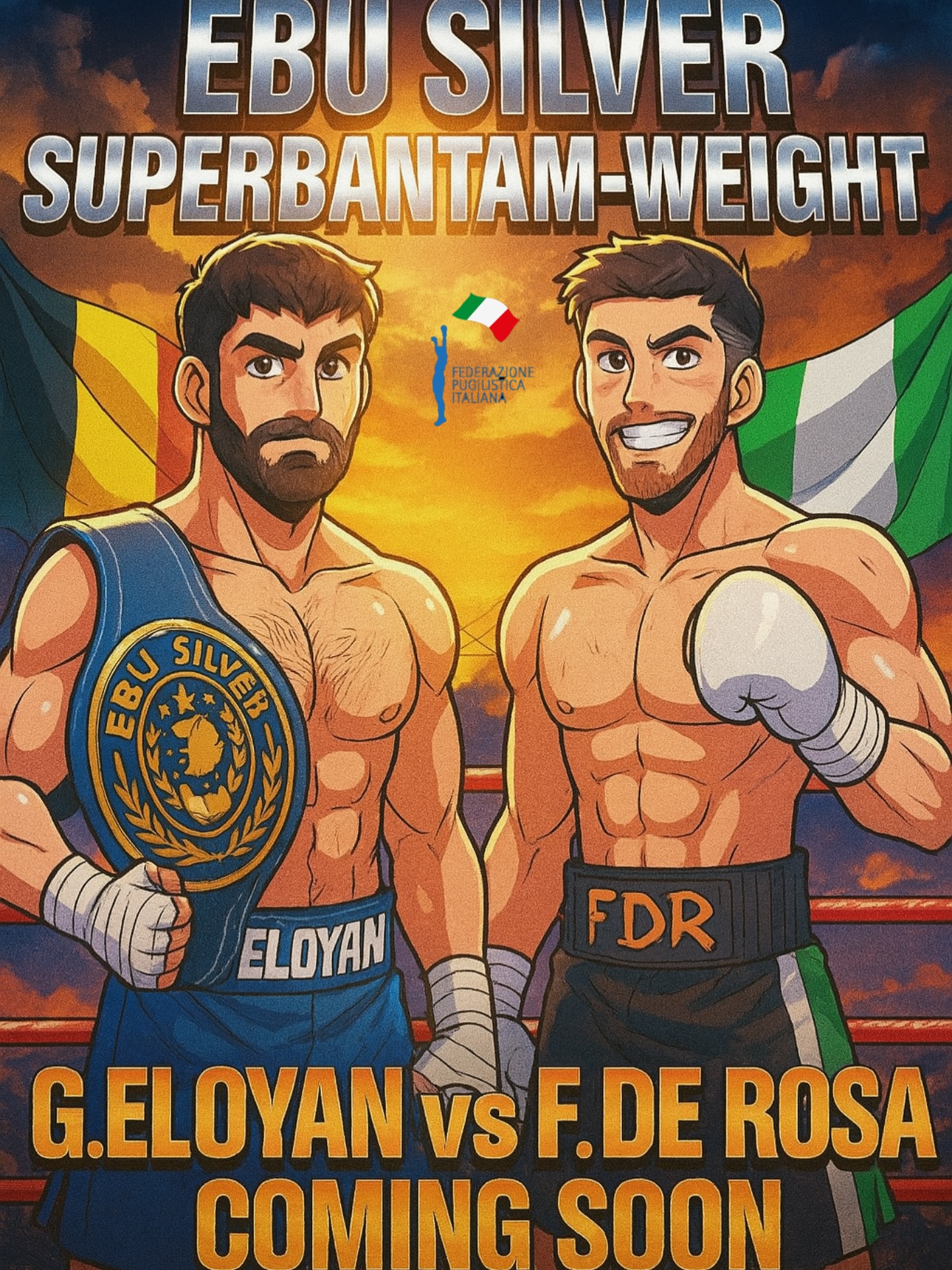 EBU SILVER SUPERGALLO - PROSSIMAMENTE LA SFIDA ITALO-BELGA DEROSA VS ELOYAN 