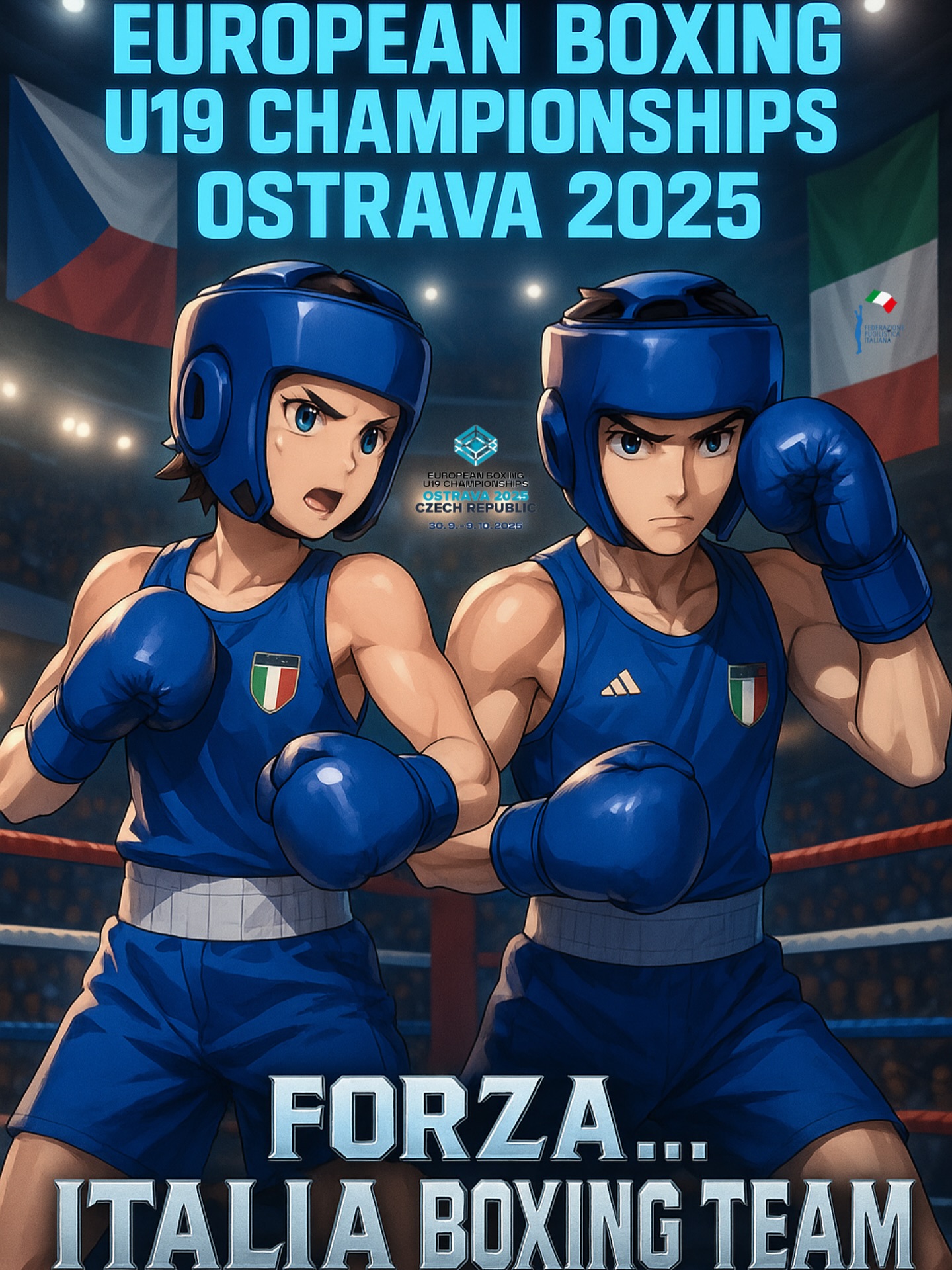 A Ostrava l'Edizione 2025 degli EUROPEAN U19 BOXING CHAMPIONSHIPS 