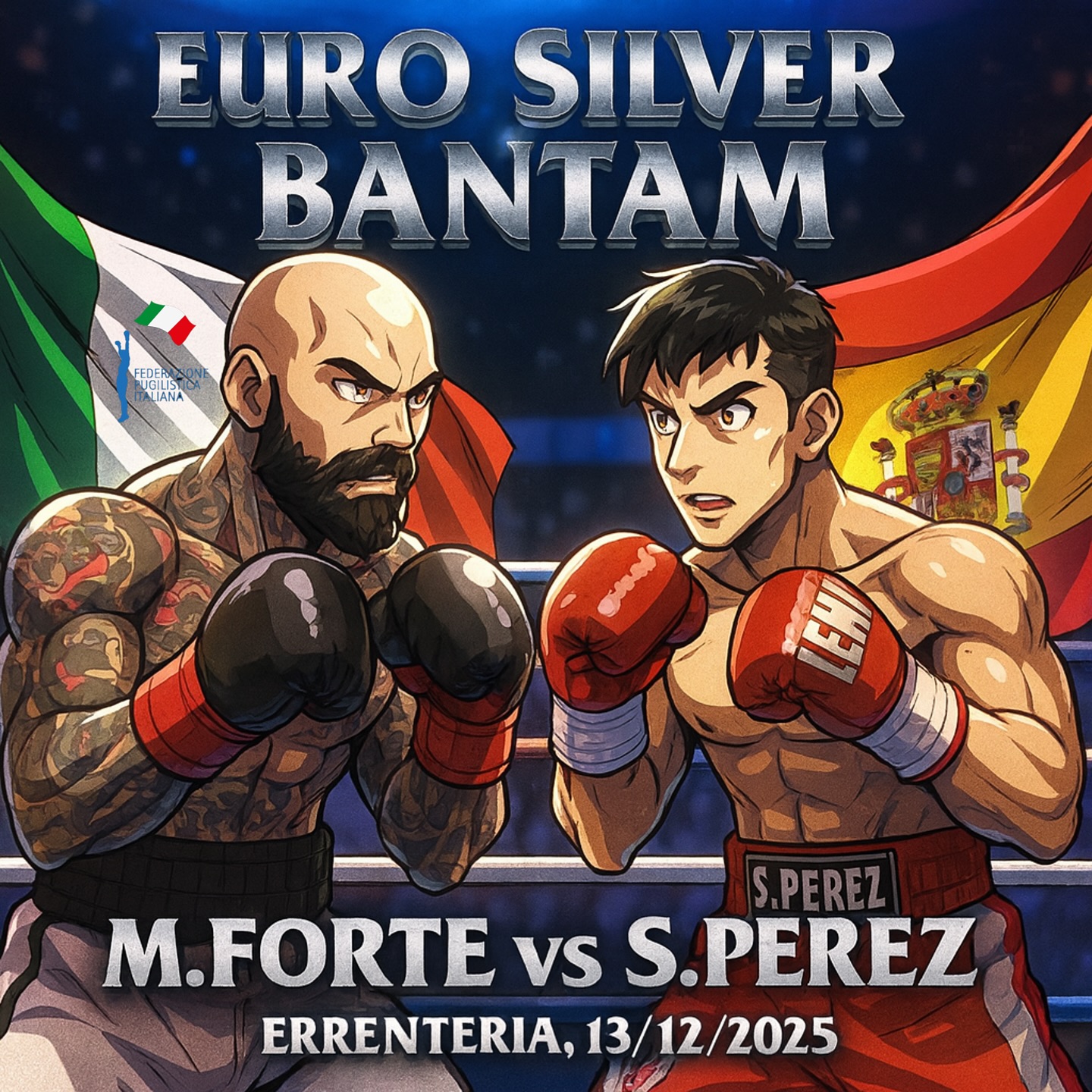 Posticpiato al prossimo 13 dicembre il MATCH EBU SIlver Gallo tra Mauro Forte e Sebastian Perez