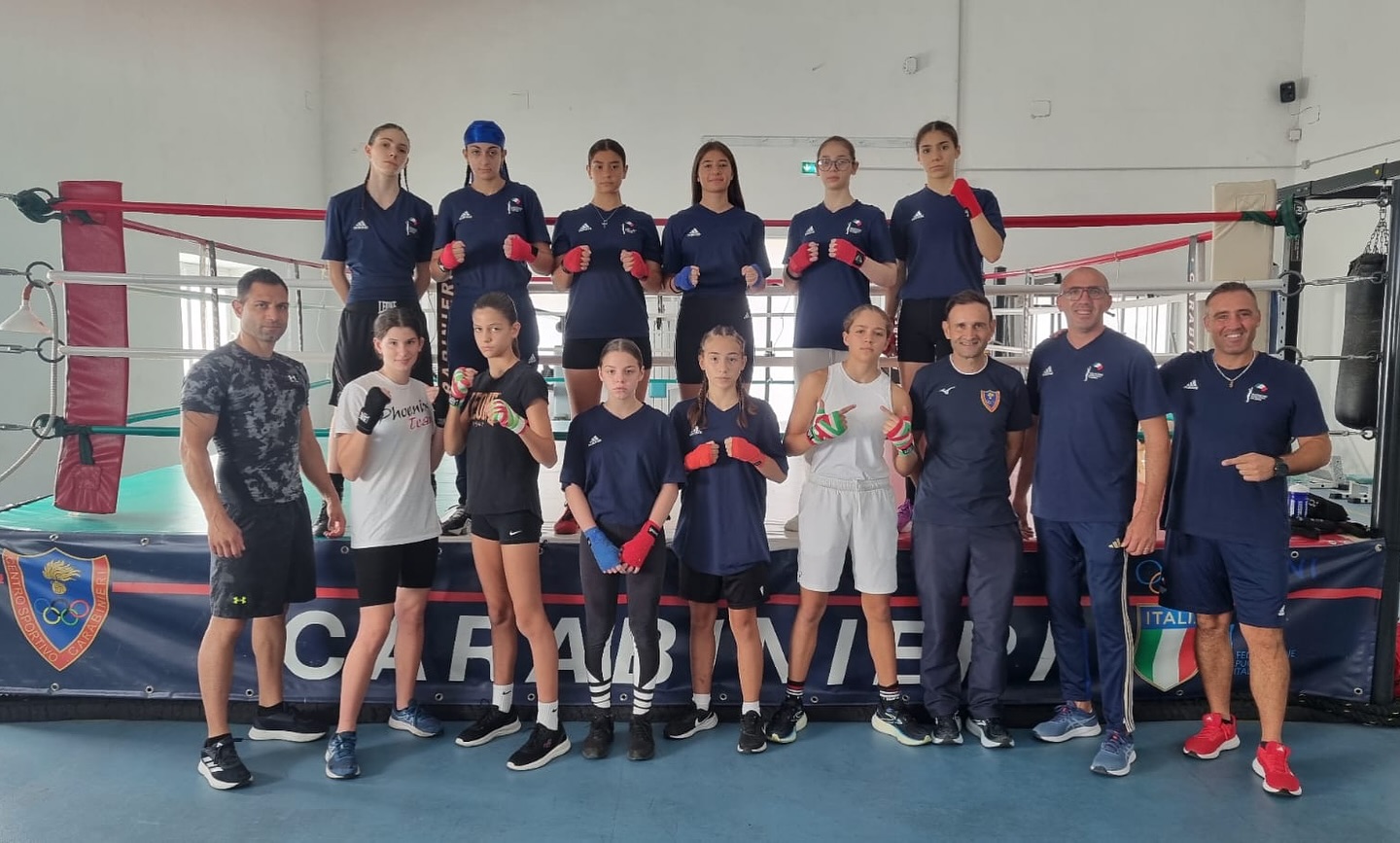 AZZURRINE U15 IN RITIRO A NAPOLI 