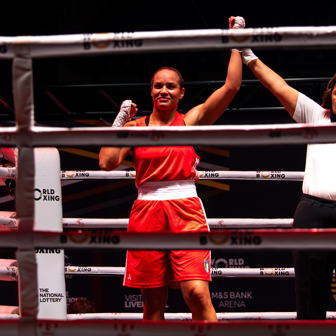 World Boxing CHAMPIONSHIPS - Liverpool 2025: DAY 1 -  LA 75 KG MELISSA GEMINI VOLA AGLI OTTAVI