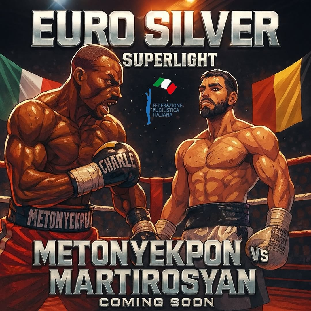 EBU SILVER SUPERLEGGERI - PROSSIMAMENTE LA SFIDA METONYEKPON VS MARTIROSYAN 