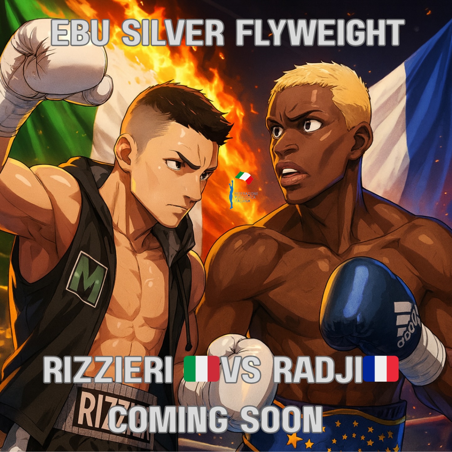 EBU SILVER PESI MOSCA - PROSSIMAMENTE MANUEL RIZZIERI vs RAKYB M RADJI 