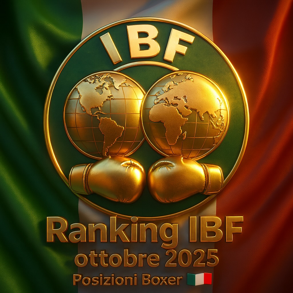 Ranking IBF - POSIZIONI PUGILI ITALIANI Agg. Ottobre 2025