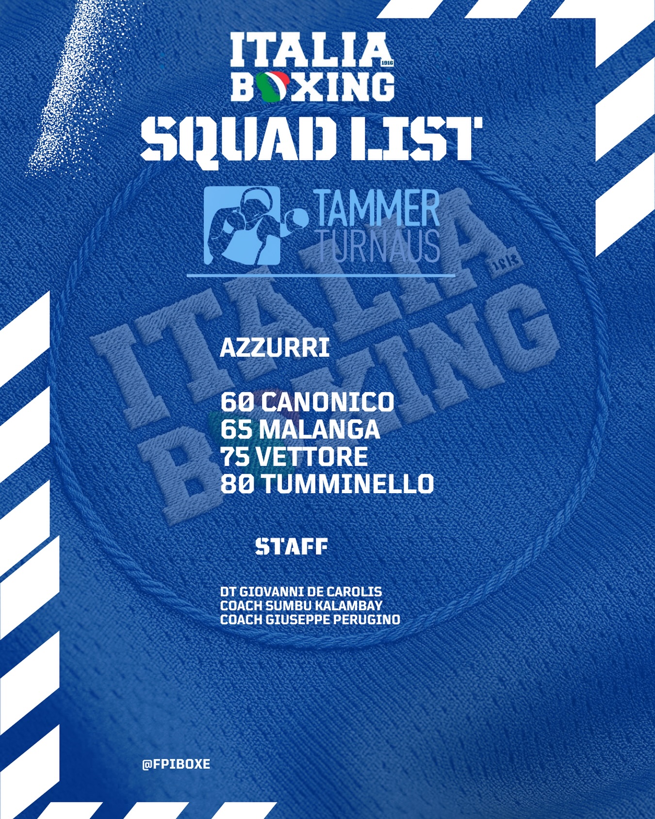 4 Azzurri al Tammer Tournament 2025