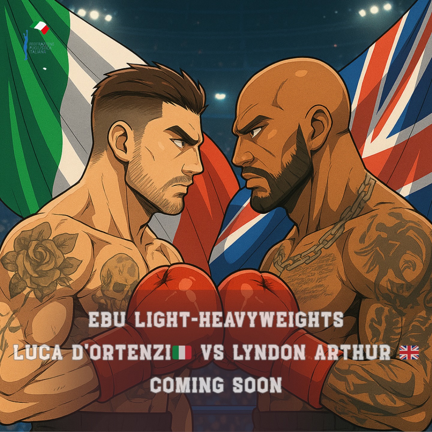 TITOLO EUROPEO MEDIOMASSIMI: PROSSIMAMENTE LA SFIDA TRA LYNDON ARTHUR E LUCA D'ORTENZI 