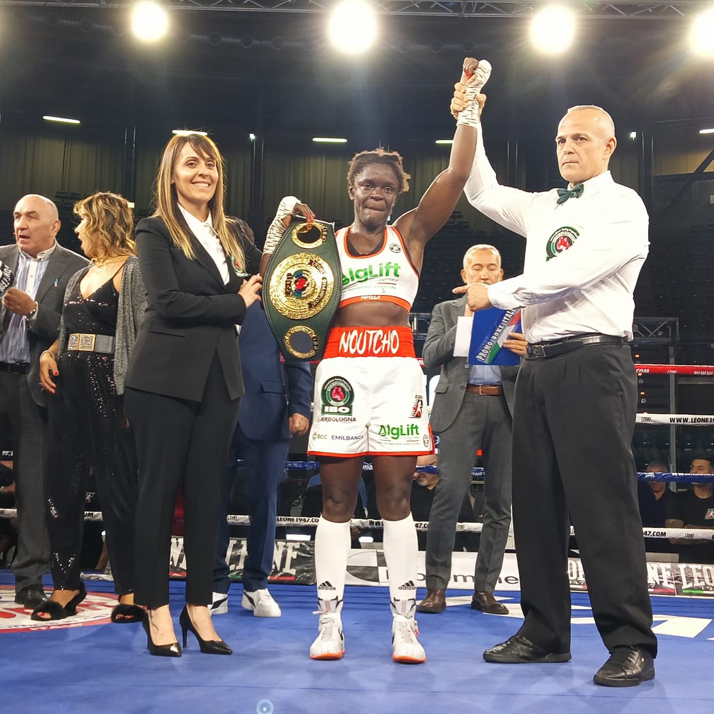 PAMELA NOUTCHO SAWA NUOVA CAMPIONESSA MONDIALE IBO PESI LEGGERI 