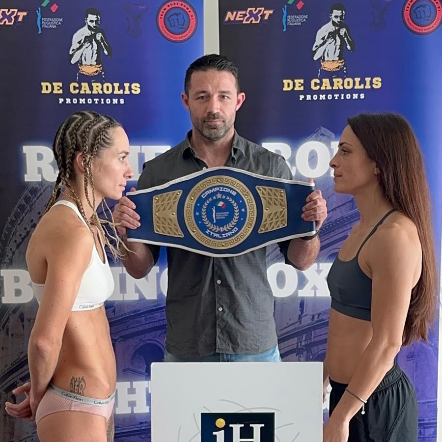 PESO FATTO! DOMANI 2 NOVEMBRE A ROMA LA SFIDA BROZZI VS VOGLINO PER IL TRICOLORE DEI PESI GALLO