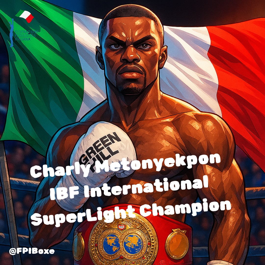 Charly METONYEKPON NUOVO CAMPIONE INTERNAZIONALE IBF SUPERLEGGERI 