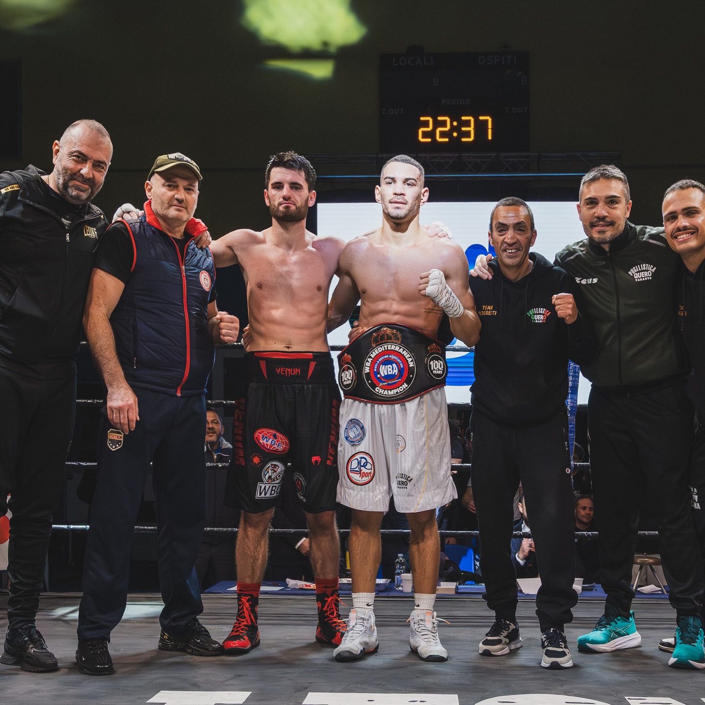 NINO ROSSETTI CAMPIONE WBA MEDITERRANEO DEI PESI MEDI 