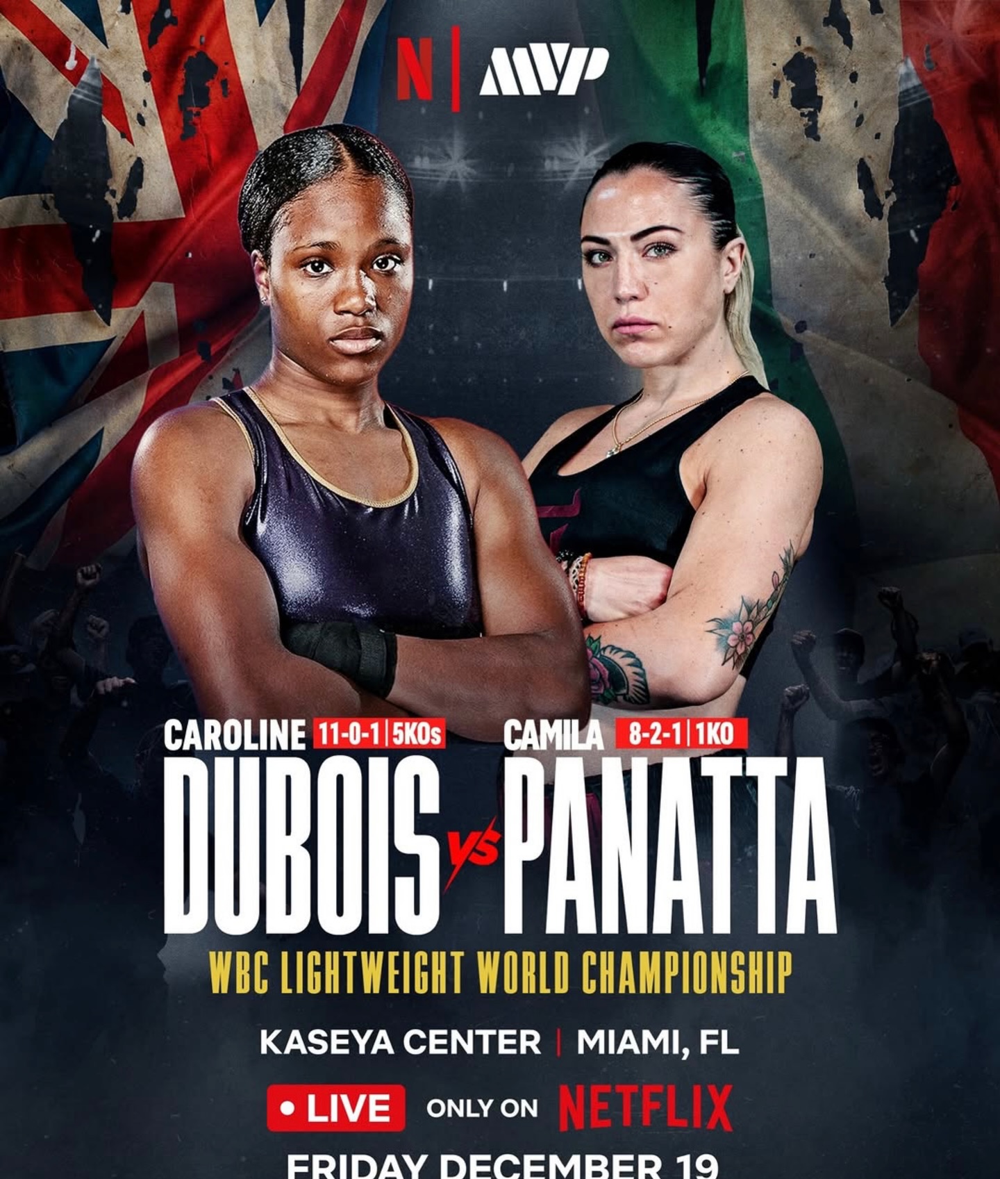 Il 19 DICEMBRE CAMILLA PANATTA A MIAMI PER IL TITOLO MONDIALE WBC PESI LEGGERI 