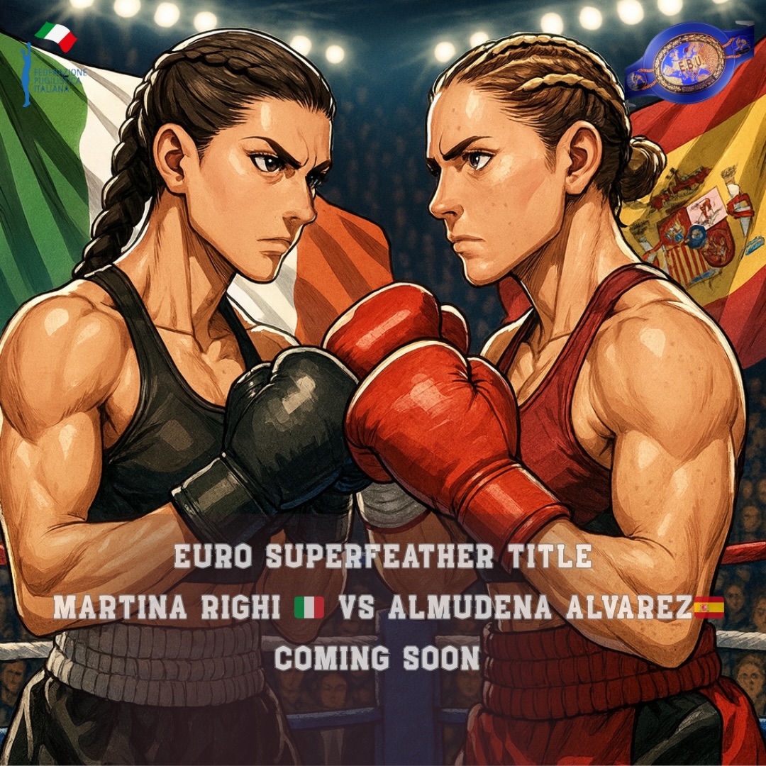 Titolo Europeo Superpiuma - PROSSIMAMENTE LA SFIDA TRA MARTINA RIGHI E ALMUDENA ALVAREZ 