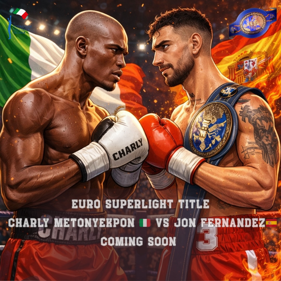 EUROPEO SUPERLEGGERI | CHARLY METONYEKPON SFIDANTE UFFICIALE DEL CAMPIONE JON FERNANDEZ