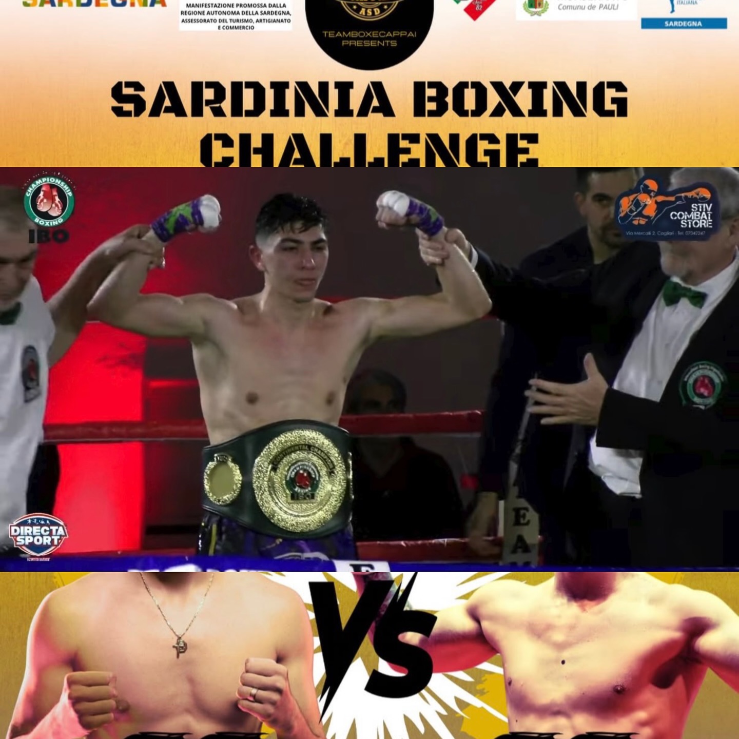 TITOLO IBO CONTINENTALE PIUMA - PATRICK CAPPAI CAMPIONE 