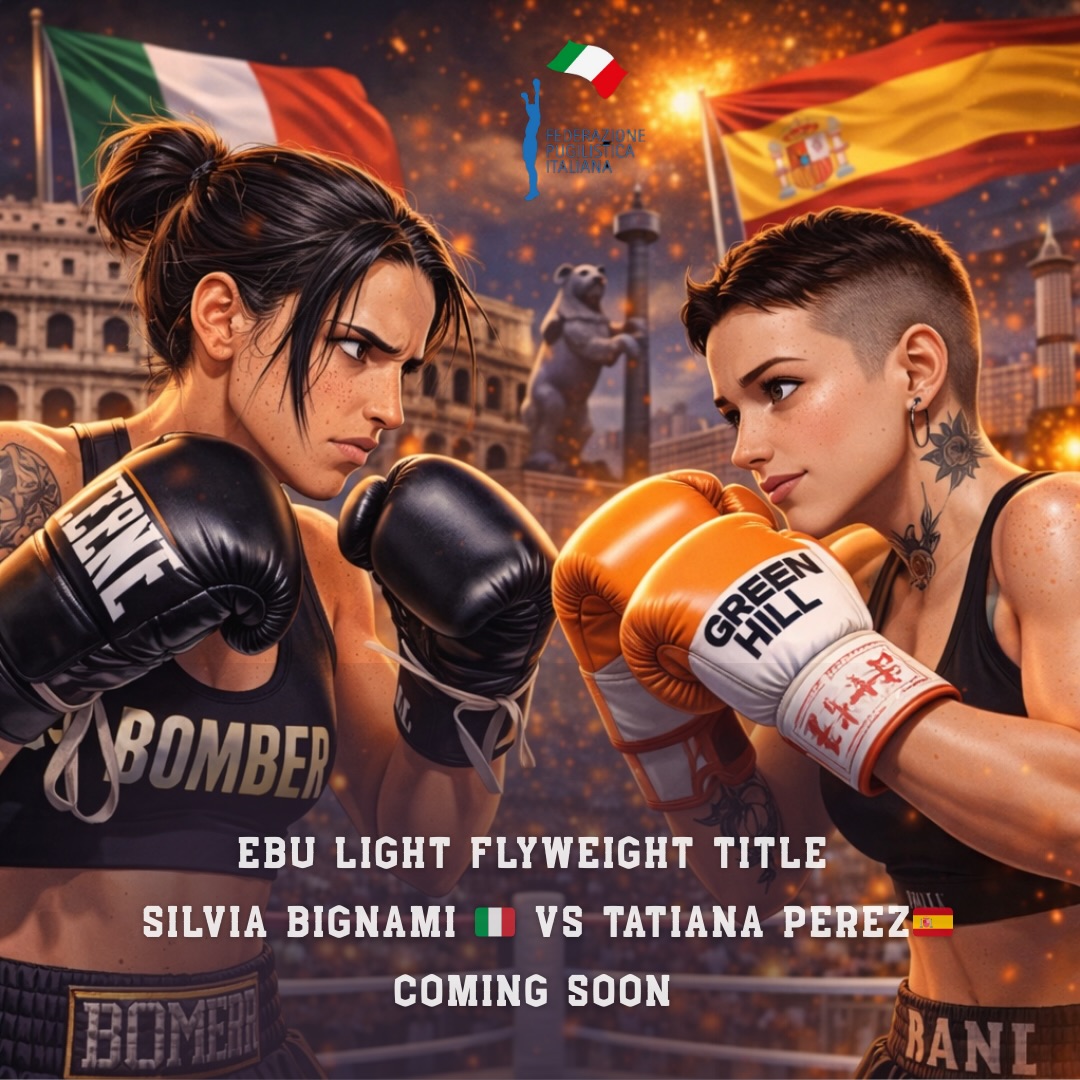 TITOLO EUROPEO MINIMOSCA - SILVIA BIGNAMI SFIDANTE DELLA CAMPIONESSA TATIANA PEREZ