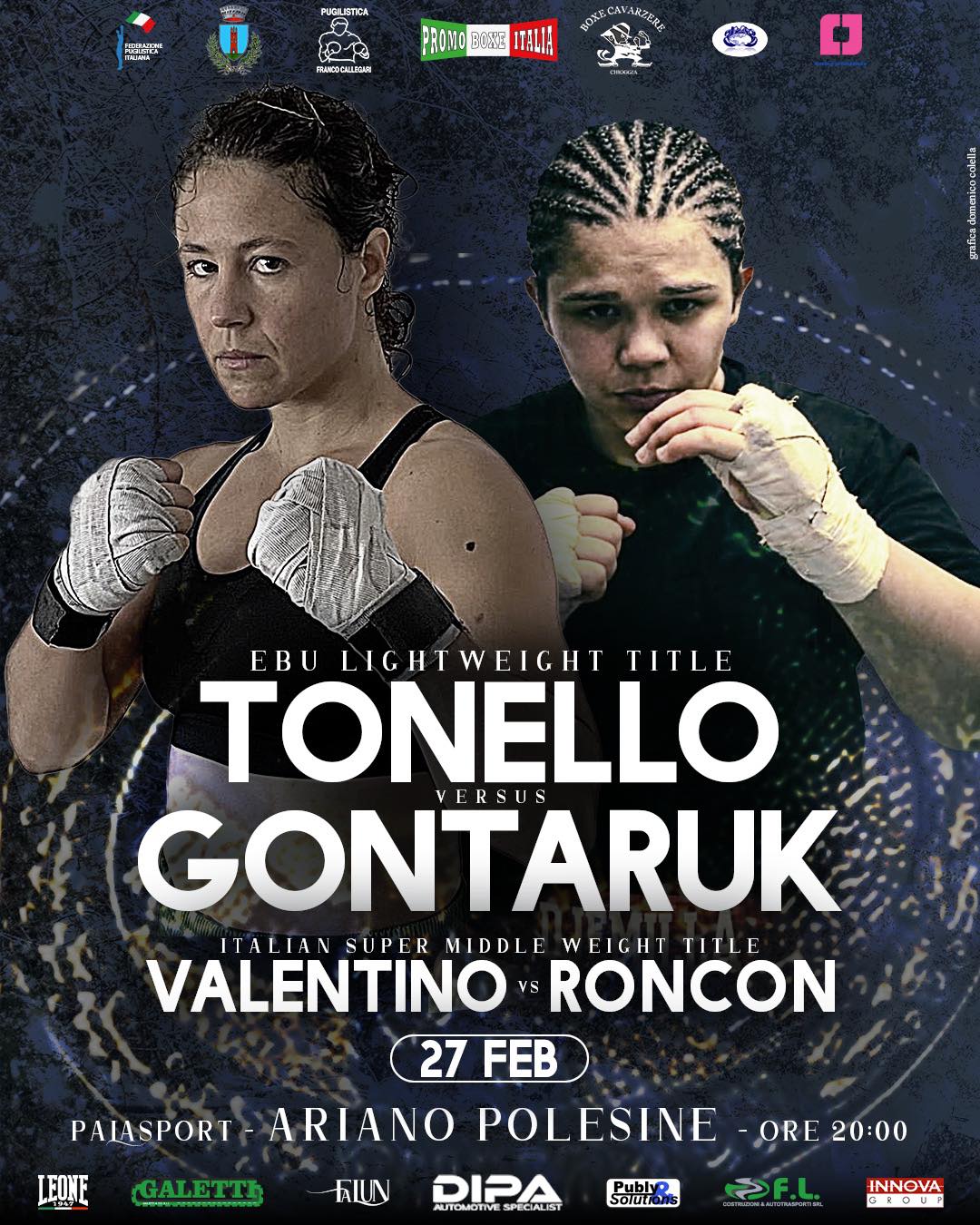 TITOLO EUROPEO Leggeri | Il Prossimo 27 Febbraio la sfida Tonello vs Gontaruk 