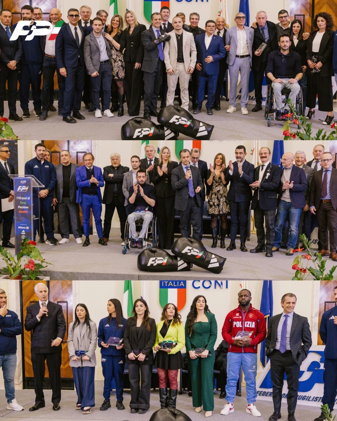 EVENTO DI CELEBRAZIONE DEI 110 ANNI DELLA FEDERAZIONE PUGILISTICA ITALIANA