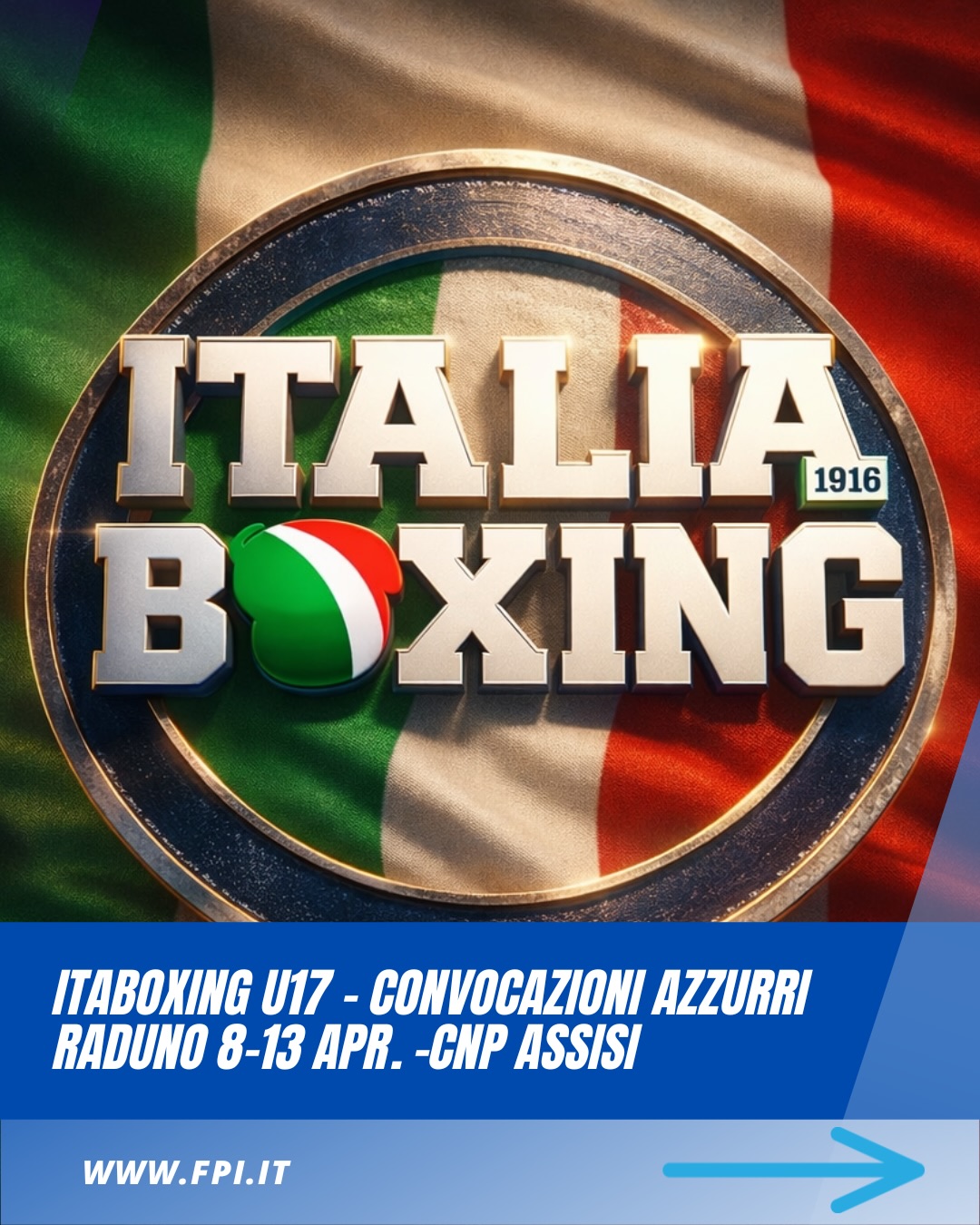 ITABOXING AZZURRI U17 | CONVOCAZIONI PER TRAINING CAMP ASSISI 8-13 APRILE pv