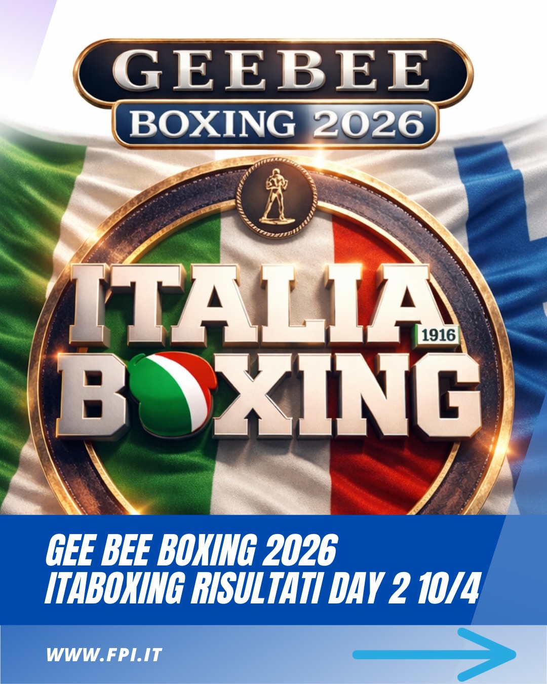 Gee Bee Boxing 2026 - RISULTATI MATCH DAY 2 ITABOXING 