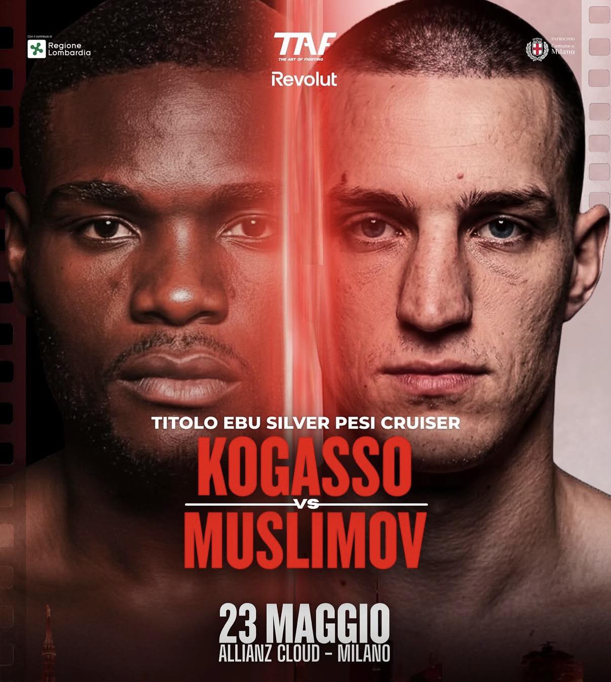 EBU SILVER PESI CRUISER - IL 23 MAGGIO PV A MILANO LA SFIDA KOGASSO VS MUSLIMOV