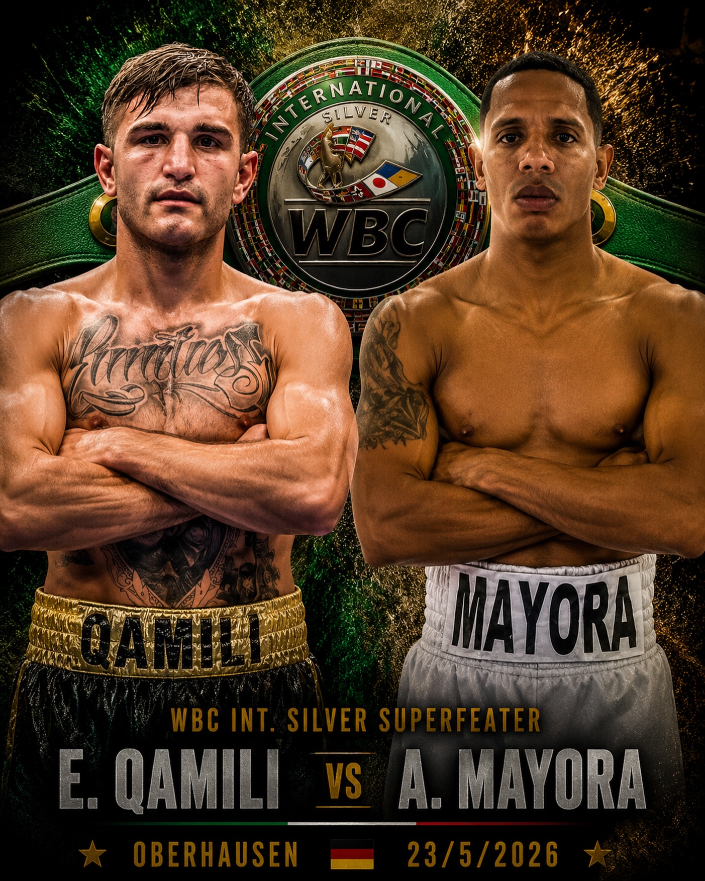 WBC Silver Internazionale Superpiuma | Il 23 Maggio in Germania Qamili vs Mayora 