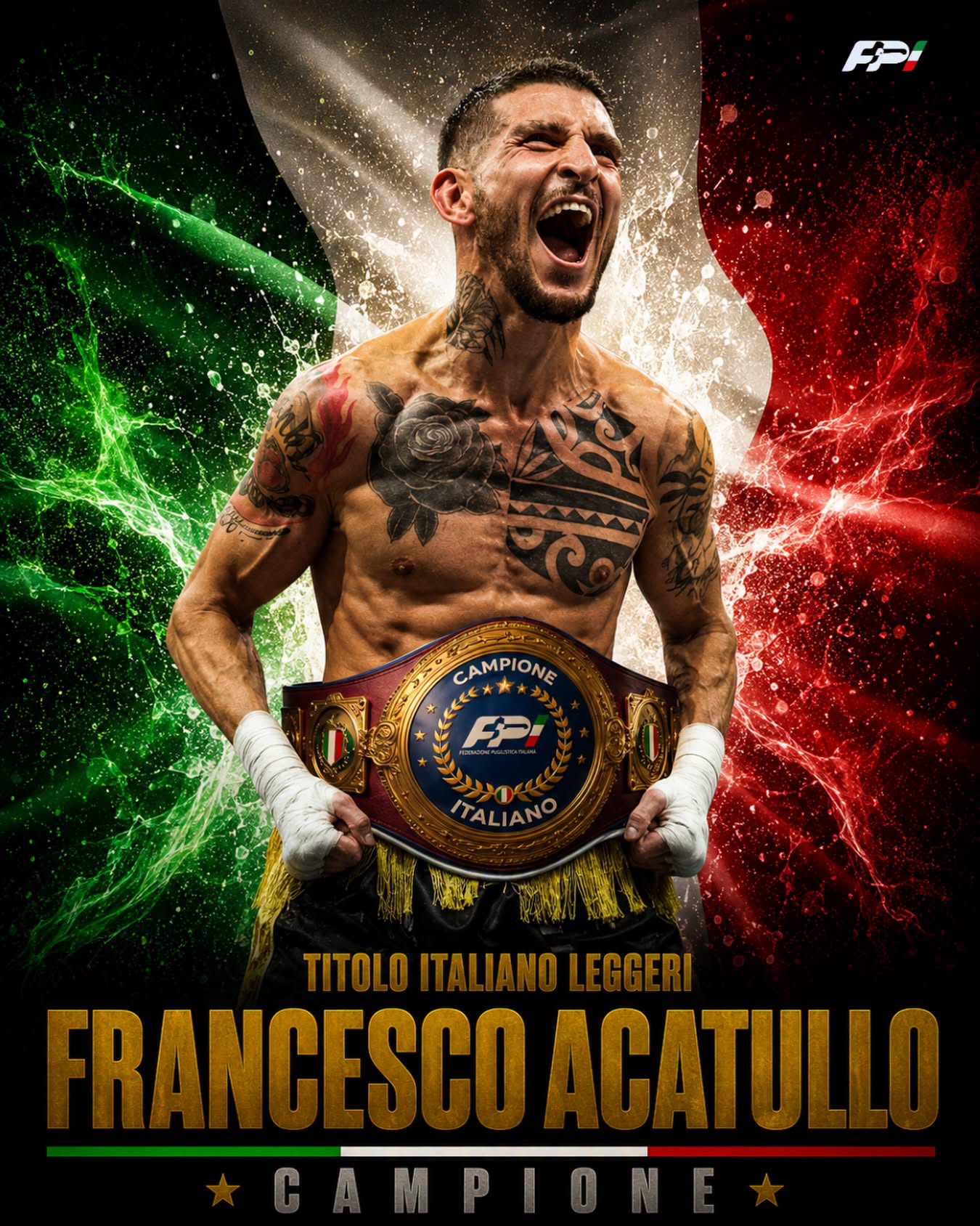 TITOLO ITALIANO LEGGERI - FRANCESCO ACATULLO SI CONFERMA CAMPIONE 