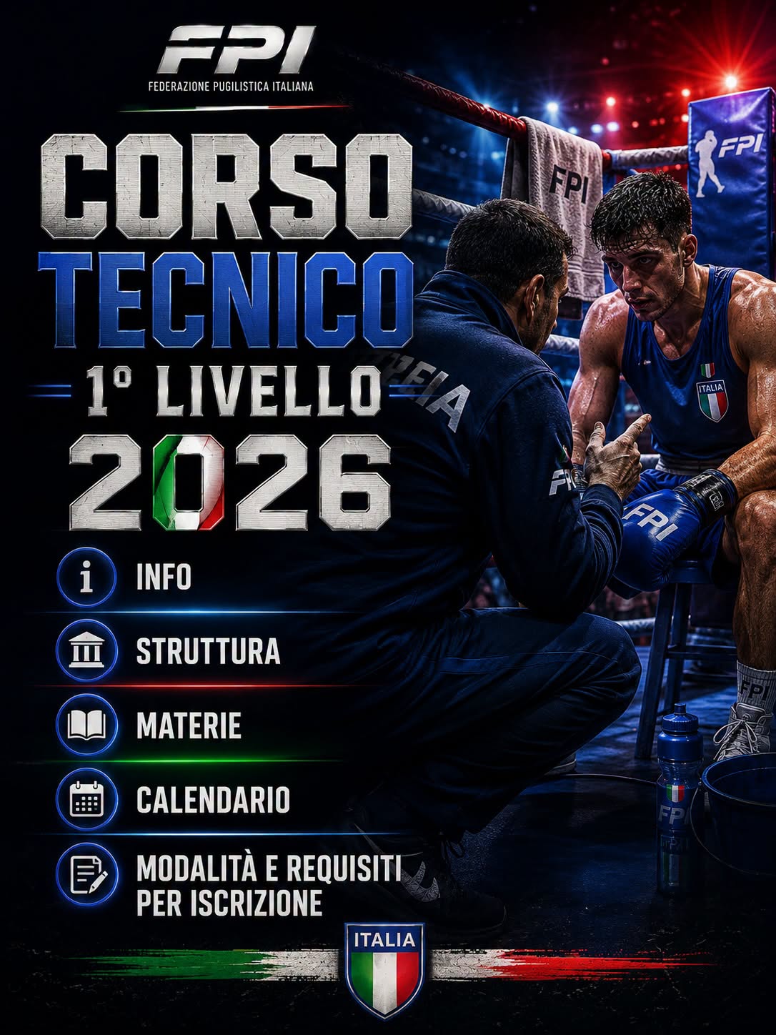 Comunicato Corso Tecnici 1 livello - INFO - CALENDARIO LEZIONI - ELENCO ASPIRANTI TECNICI AVENTI REQUISITI 