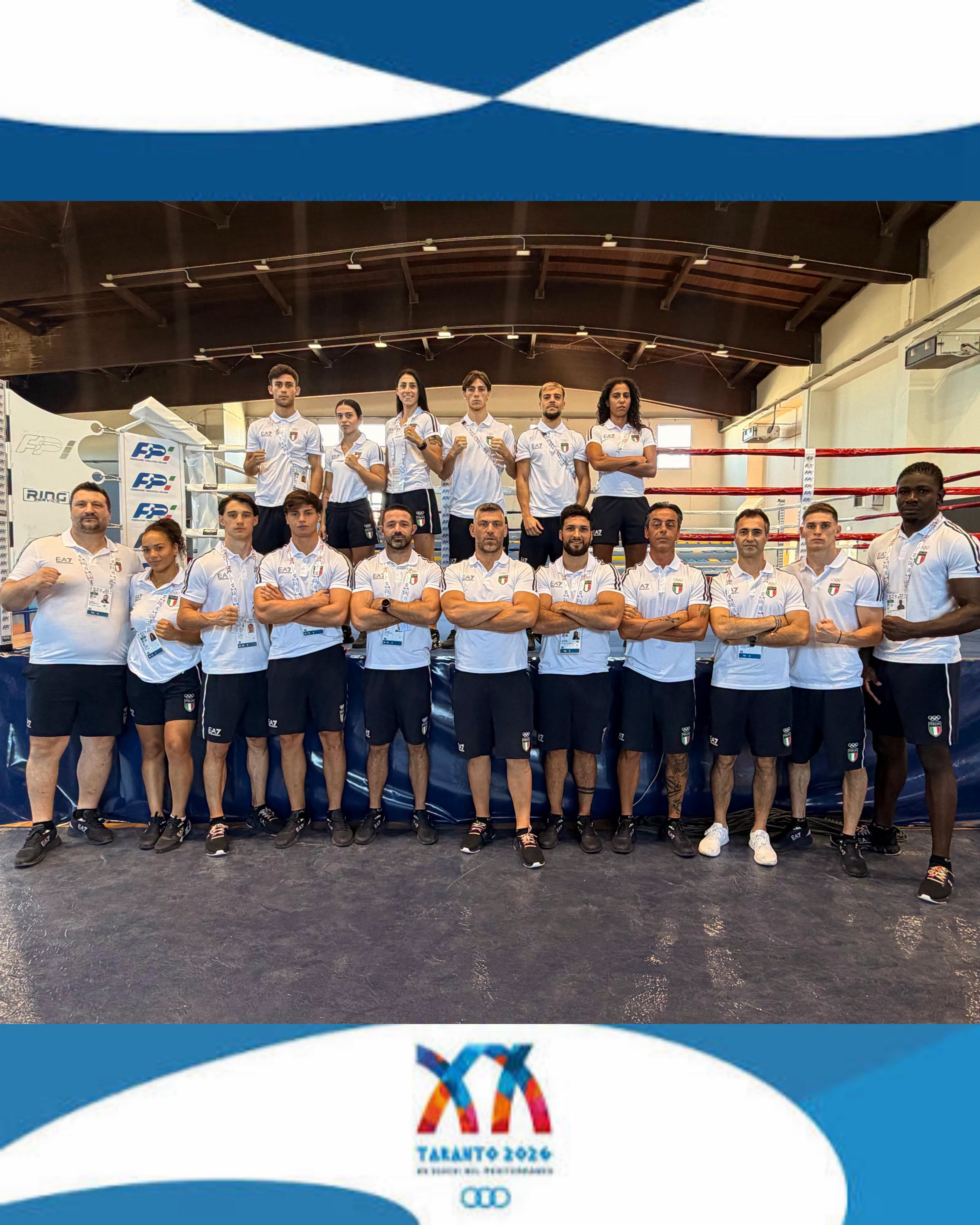 L'Italia Boxing Team vola a Taranto per i  XX Giochi del Mediterraneo 