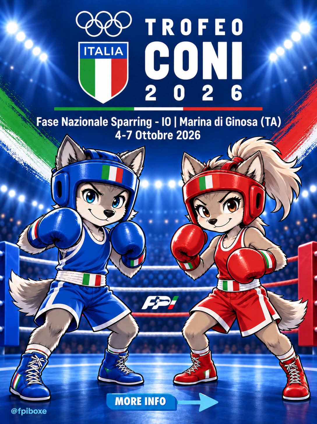 TROFEO CONI - FASI NAZIONALI SPARRING IO - MARINA DI GINOSA (TA) 4-7 OTTOBRE 2026